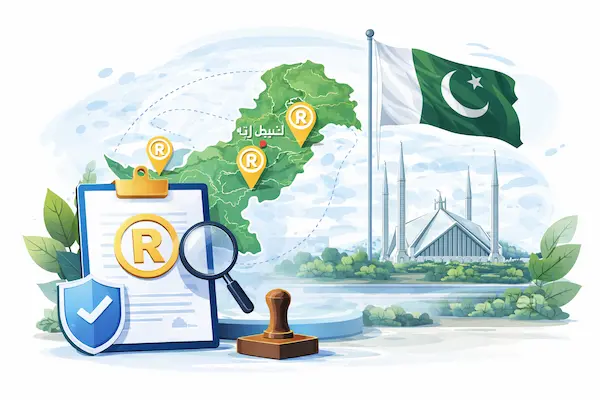 ثبت علامت تجاری در کشور پاکستان